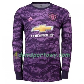 Koszulka Manchester United Bramkarska Domowe Koszulki Piłkarskie 2019-2020 Długi Rękaw